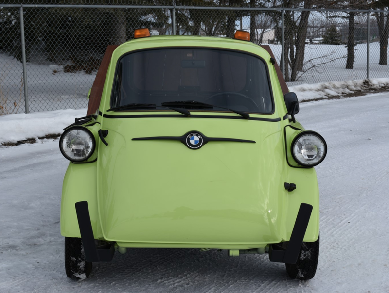 Illustration for article titled Hey, Here's Something Fantastic: A Volkswagen-Powered Isetta Truck